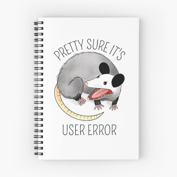 Item preview, Pretty Sure It's User Error designed and sold by figtreeworks.