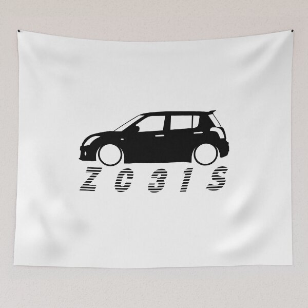 Item preview, Swift Sport ZC31S 5dr Black Silhouette designed and sold by ChasingBRoads.