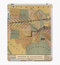 Map of the US, Slavery and Religion - 1888 iPad Case/Skin