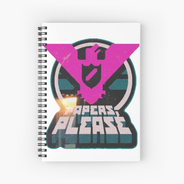 Papers, Please EZIC Emblem Spiral Notebook for Sale by katjeluftwaffle