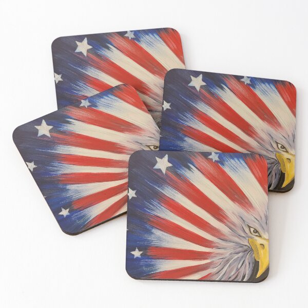 Item preview, Patriotic Eagle designed and sold by PaintDesignWine.