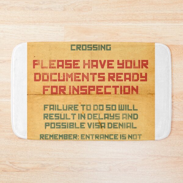Item preview, Papers, Please - Attention designed and sold by DeclaDoylen.