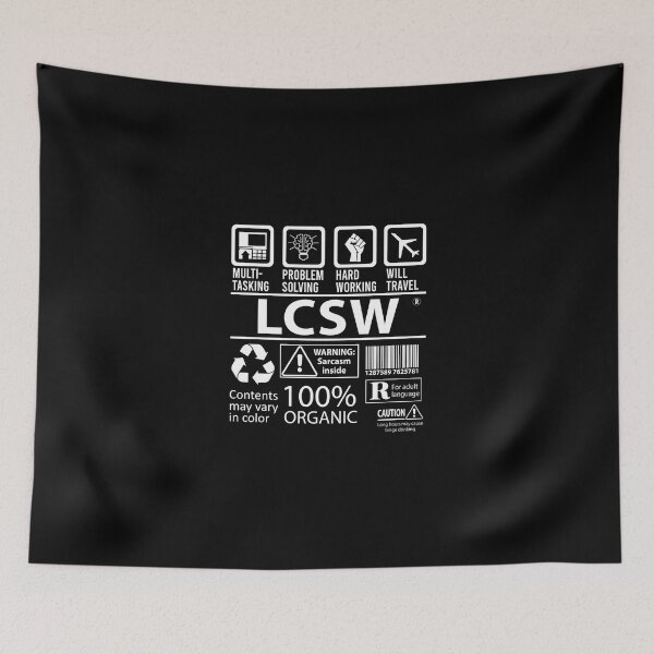 Item preview, Lcsw T Shirt - Multitasking Job Gift Item Tee designed and sold by allahamher.