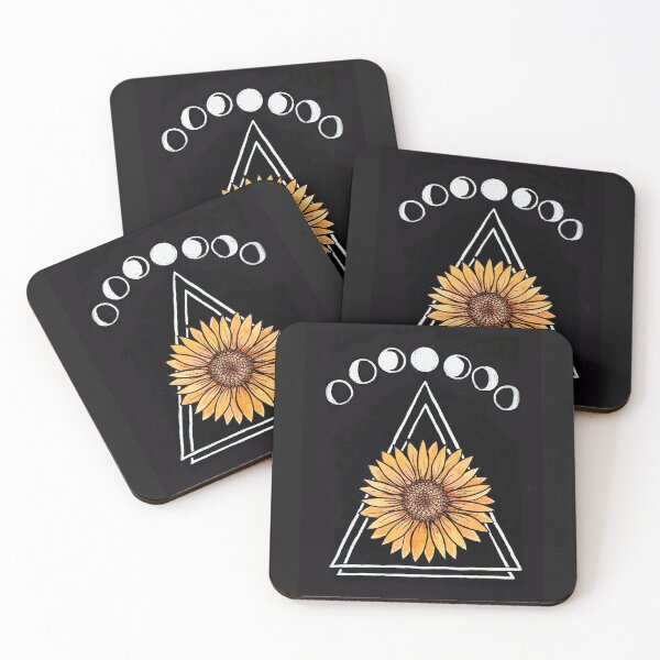 Item preview, Moon Phases Sunflower designed and sold by KCIllustrates.