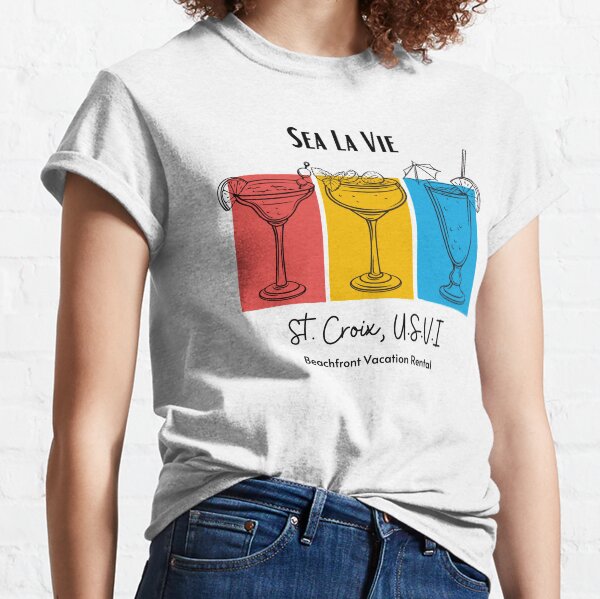 Sea La Vie Tropical Drinks Classic T-Shirt