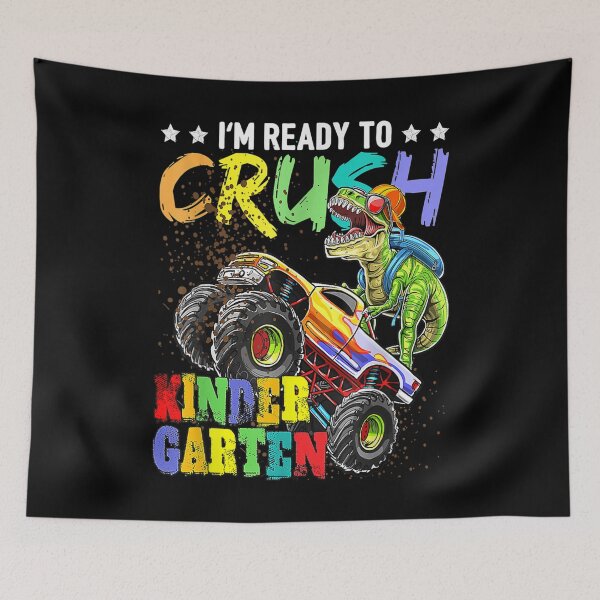 Item preview, Kindergarten Dinosaur Monster Truck Back to School Boys Gift  designed and sold by FidelmaShop.