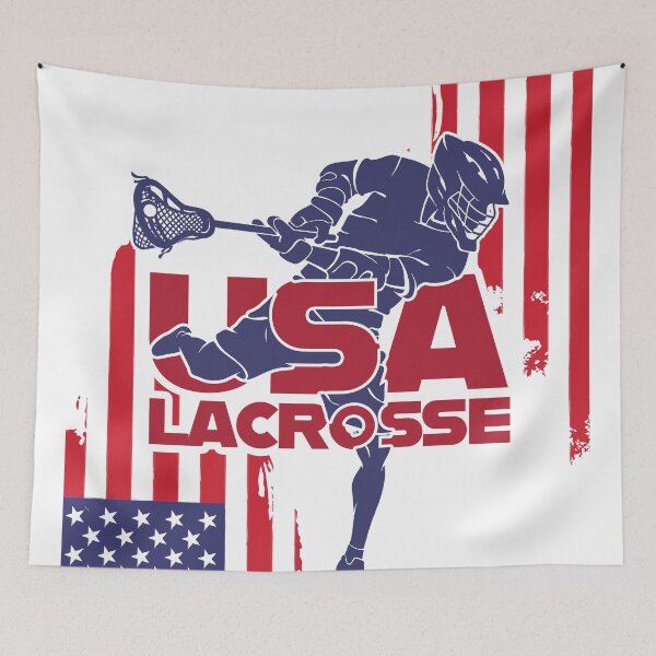 Item preview, Lacrosse USA American Flag designed and sold by Rakuten Mallor.