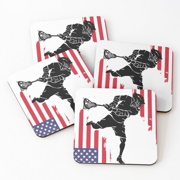 Item preview, Lacrosse USA American Flag designed and sold by Rakuten Mallor.