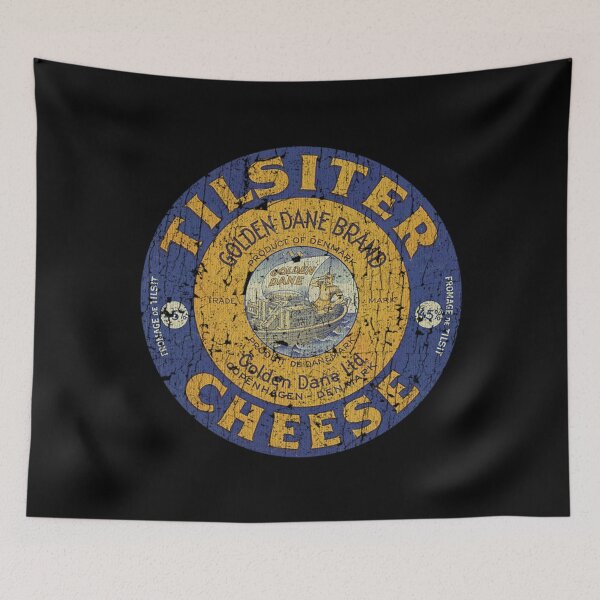 Item preview, Cheese T-ShirtGolden Dane Brand Tilsiter 1948 designed and sold by RutGulli.