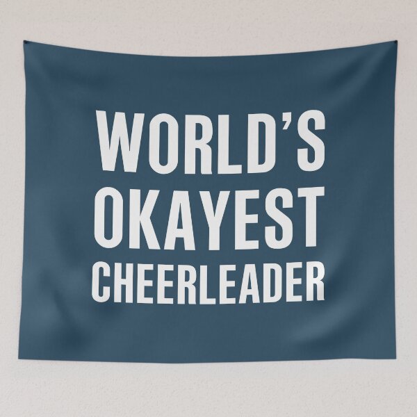 Item preview, Worlds Okayest Cheerleader designed and sold by CeciLop.