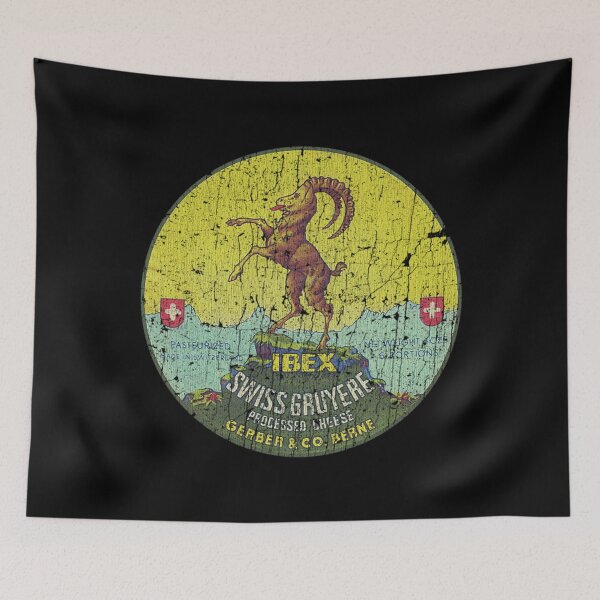 Item preview, Cheese T-ShirtIbex Swiss Gruyere 1941 designed and sold by RutGulli.