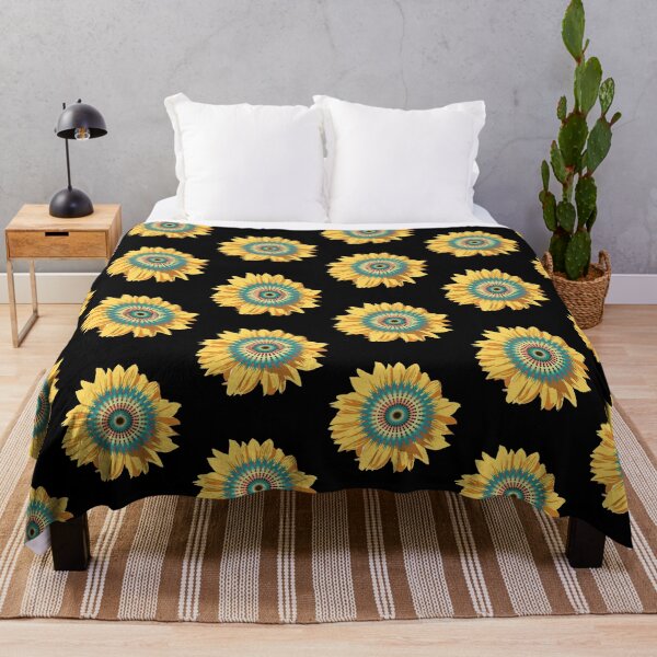 Item preview,  Beautiful Golden Mandala Sunflower Flashy Sunflower Golden Mandala Flower designed and sold by chetan786.