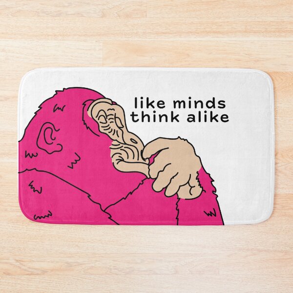 Item preview, Like Minds Think Alike Thinking Gorilla designed and sold by kr_ aart.