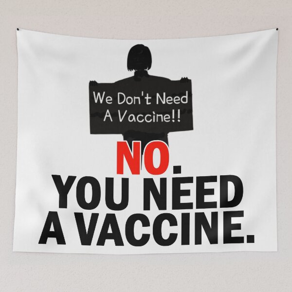 Item preview, 'No. You need a Vaccine.' designed and sold by Bako24.