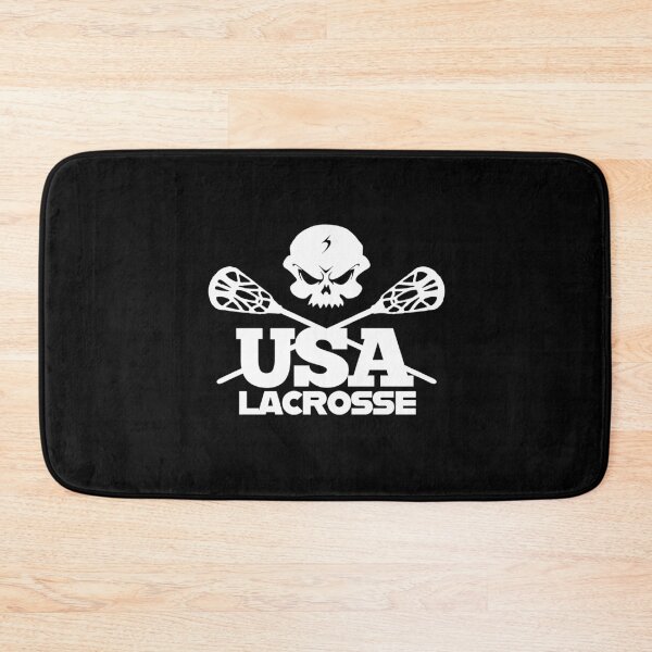 Item preview, Lacrosse USA American Flag Sportswear Skull Design designed and sold by Rakuten Mallor.