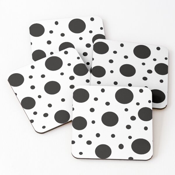 Item preview, black filled round shapes designed and sold by Sarani Rashmila Malchani.