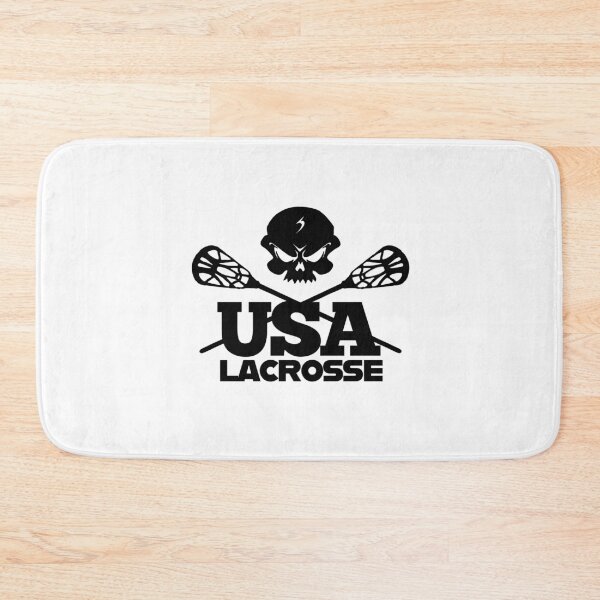 Item preview, Lacrosse USA American Flag Sportswear Skull Design designed and sold by Rakuten Mallor.