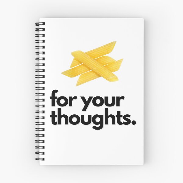 Item preview, Penne for Your Thoughts  designed and sold by PunnyProducts.