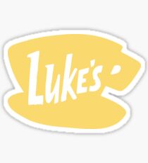 Luke's Diner - White Sticker