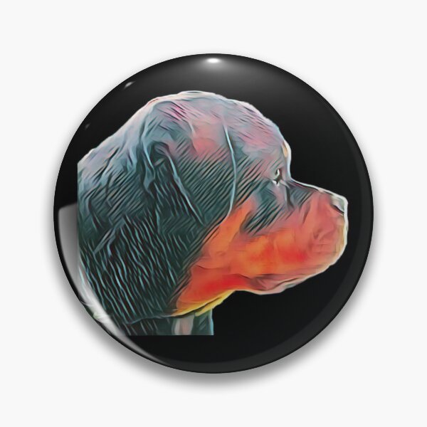 Item preview, Rottweiler head side view Unit designed and sold by Freedomink.