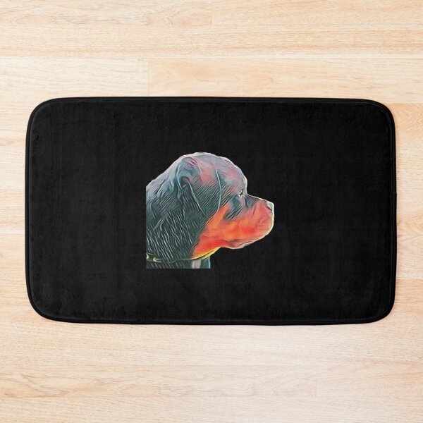 Item preview, Rottweiler head side view Unit designed and sold by Freedomink.