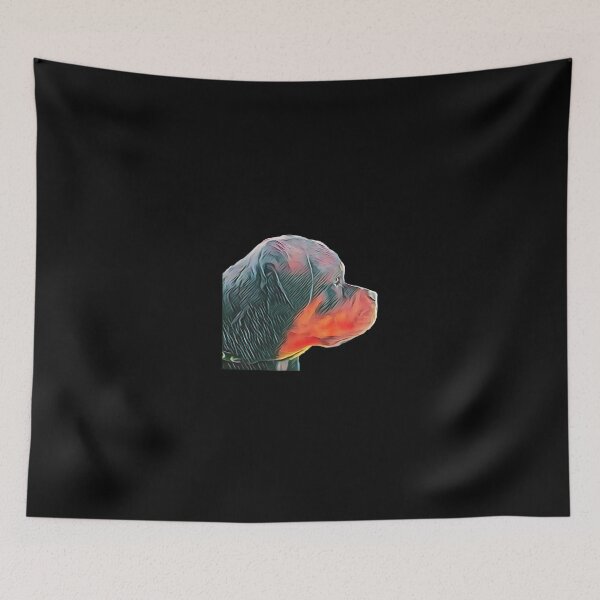 Item preview, Rottweiler head side view Unit designed and sold by Freedomink.