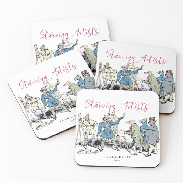 Item preview, J.J. Grandville: Starving Artists designed and sold by ebrawne.