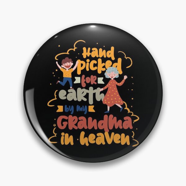 Item preview, Handpicked for Earth by My Grandma in Heaven | Christian designed and sold by Dancing Dolphin Crafts.
