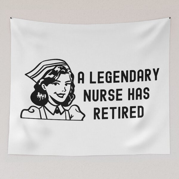 Item preview, A Legendary Nurse Has Retired | vintage designed and sold by SunsetCloud.