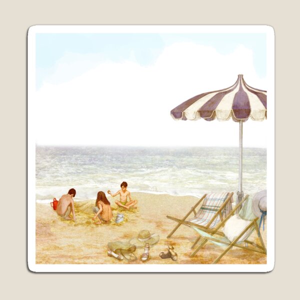 Aperçu de l'œuvre sur la plage créée et vendue par An JE.
