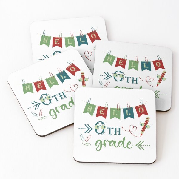 Item preview, Hello sixth grade Hello 6th grade designed and sold by CutieBlue.
