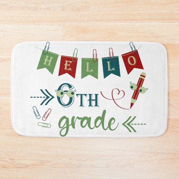 Item preview, Hello sixth grade Hello 6th grade designed and sold by CutieBlue.