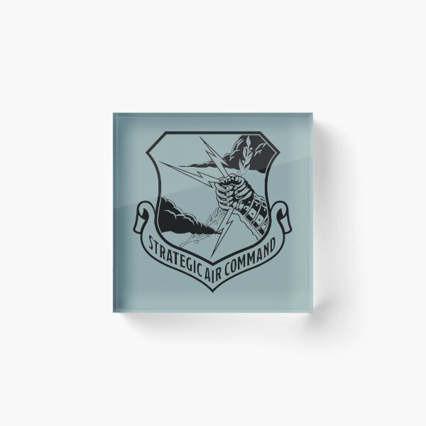 Item preview, Strategic Air Command Crest Single Color Black designed and sold by ReaperShoppe.