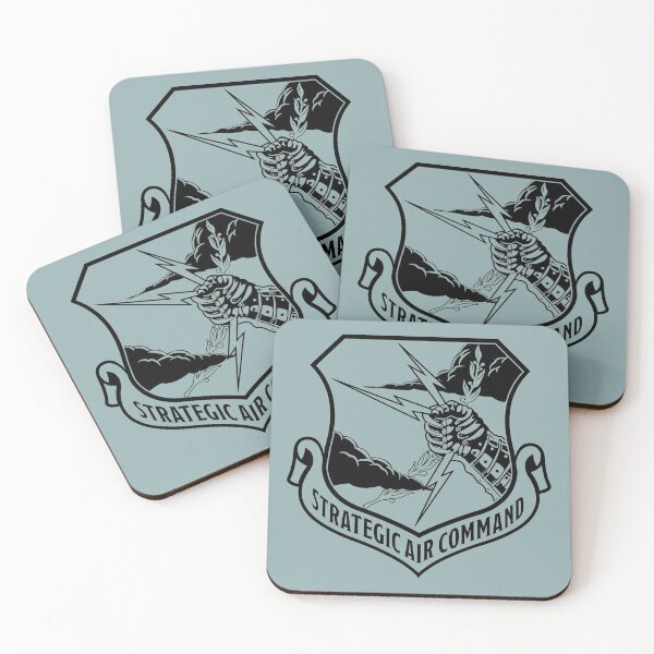 Item preview, Strategic Air Command Crest Single Color Black designed and sold by ReaperShoppe.