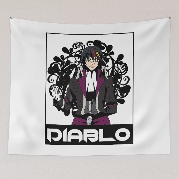 Item preview, That Time I Got Reincarnated As a Slime Diablo Demon Lord Cool Smile  designed and sold by Tamarindrind32.