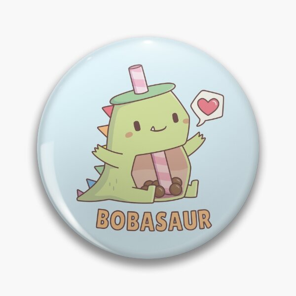Item preview, Cute Little Bobasaur Boba Dinosaur designed and sold by rustydoodle.