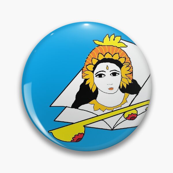 Item preview, Goddess Saraswati 2 designed and sold by Sharmishtha  Basu.