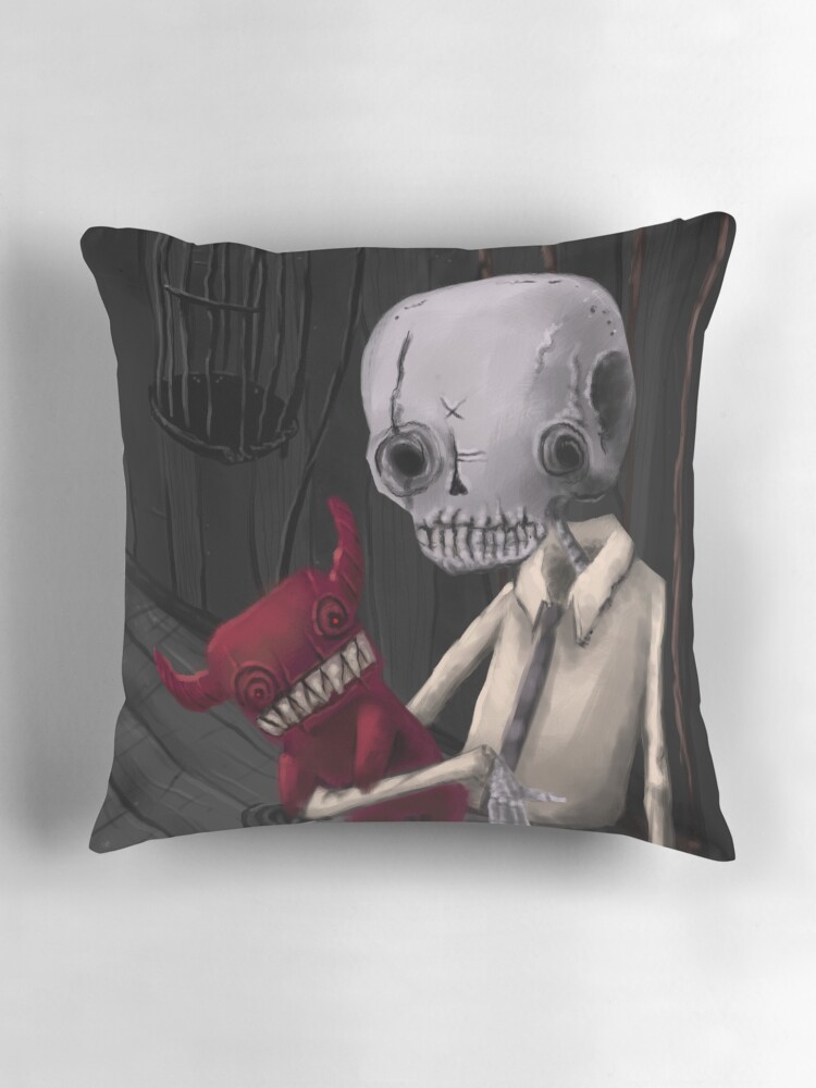 Thumbnail 3 of 4, Pillow, Midnight and Room to Spare designed and sold by mikebombon.
