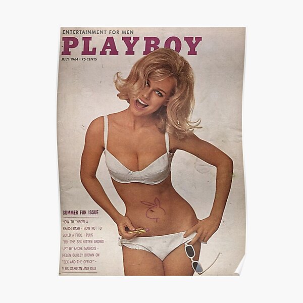 Playboy Vintage July 1969 Poster