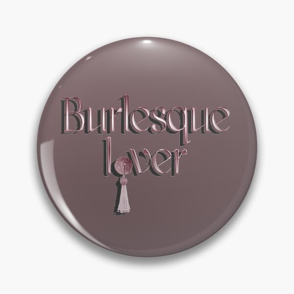 Item preview, Burlesque Lover lettering with pastie pink designed and sold by Xarah.