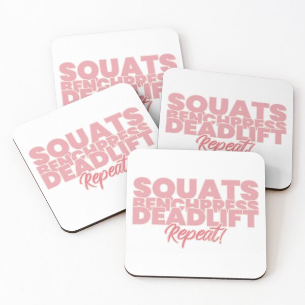 Item preview, Squats, Benchpress, Deadlift, Repeat designed and sold by Dvzshirts.
