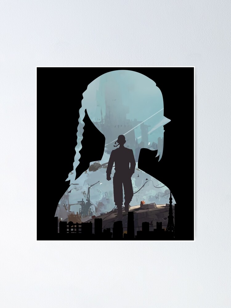 Draken anime silhouette design