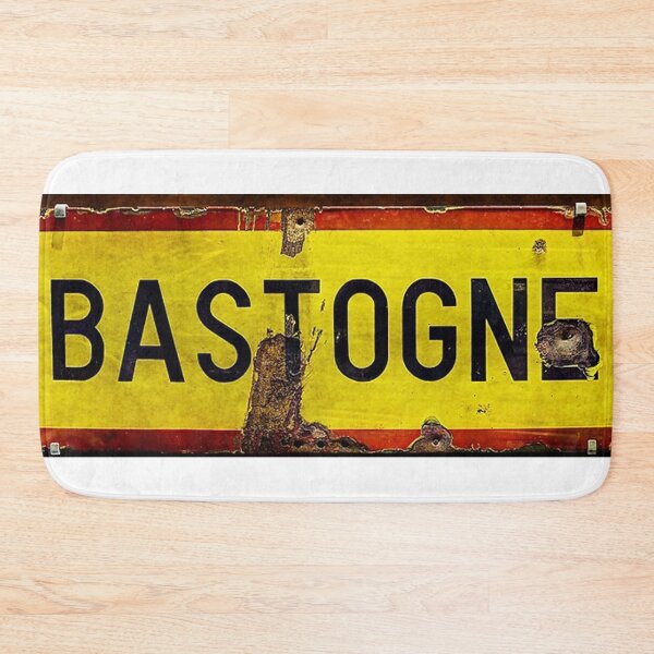 Item preview, WWII Bastogne Town sign designed and sold by marciahurdle.