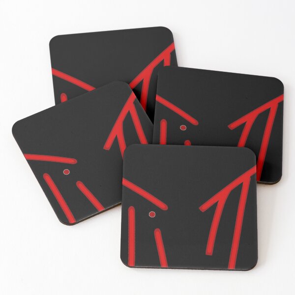 Item preview, RED and BLACK abstract designed and sold by BraxMentong.