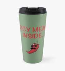 Spicy Memes Inside - Chilli Decal Travel Mug