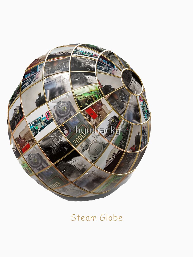 Thumbnail 3 of 3, Baseball ¾ Sleeve T-Shirt, Steam Globe designed and sold by bywhacky.