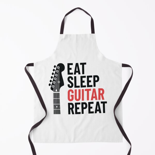 Item preview, Eat Sleep Guitar Repeat Electric Guitar Headstock Light Theme designed and sold by nightsworthy.