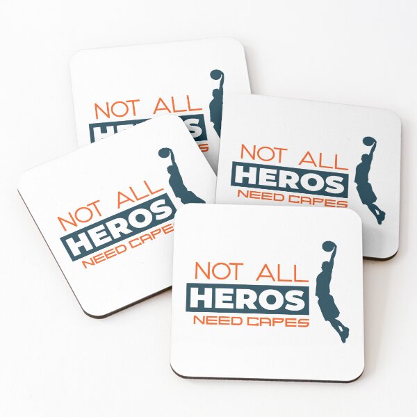 Item preview, Not All Heros Need Capes - Basketball designed and sold by GlitterState.