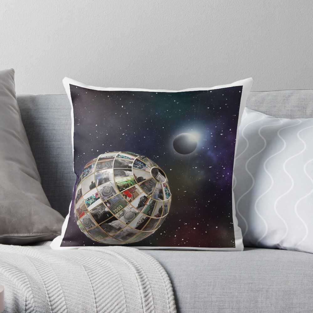 Item preview, Throw Pillow designed and sold by bywhacky.