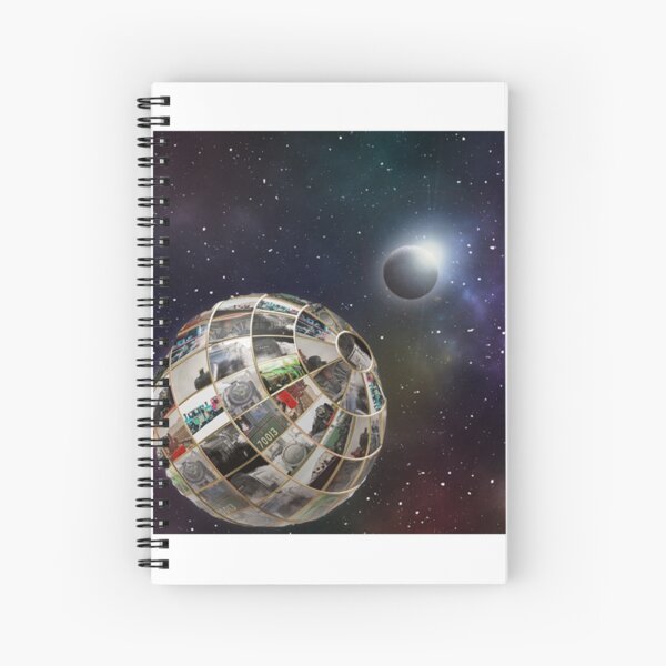 Steam planet Spiral Notebook